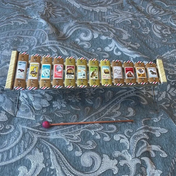 Vintage Animal Xylophone - Diamond Metallic Toy-Made in Japan - Picture 4 of 8